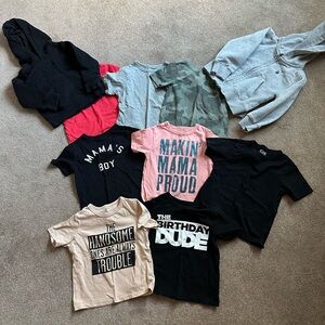 Bundle of 2T shirts and hoodies